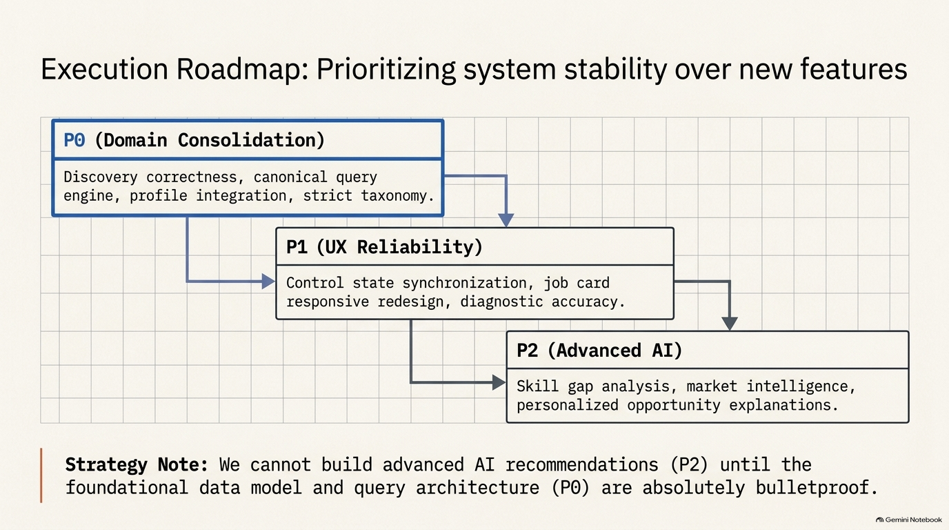 Sequenced Product Execution Roadmap